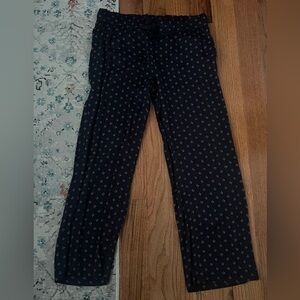 Loft Flowy drawstring 100% viscose pant. 4p. Pickets sewn shut professionally.